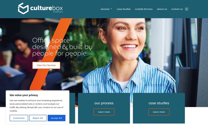 Screenshot of cultureboxinteriors.co.uk