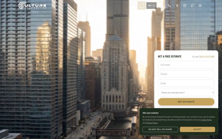 Screenshot of cultureccc.com