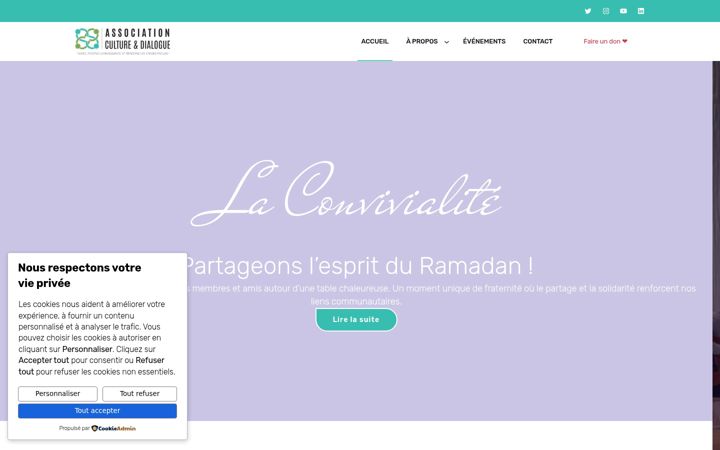 Screenshot of culturedialogue.ch
