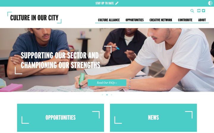 Screenshot of cultureinourcity.com