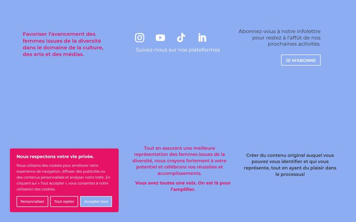 Screenshot of culturellesmtl.com