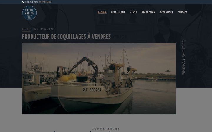 Screenshot van culturemarine.fr