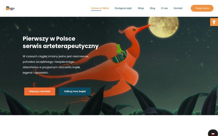 Screenshot of cultureofmind.pl