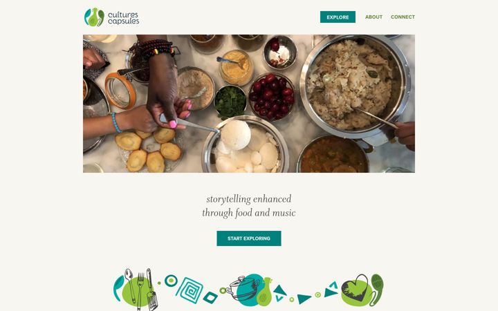 Screenshot of culturescapsules.com