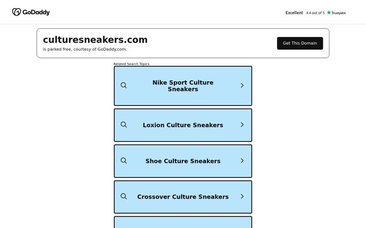 Screenshot of culturesneakers.com