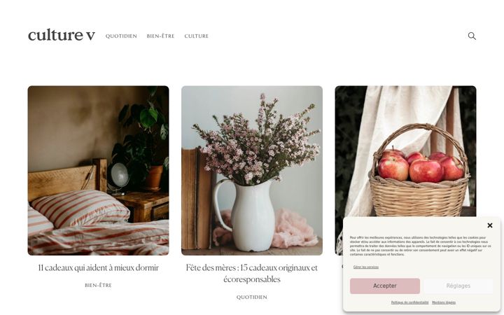 Screenshot of culturev.fr