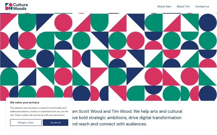 Screenshot of culturewoods.com