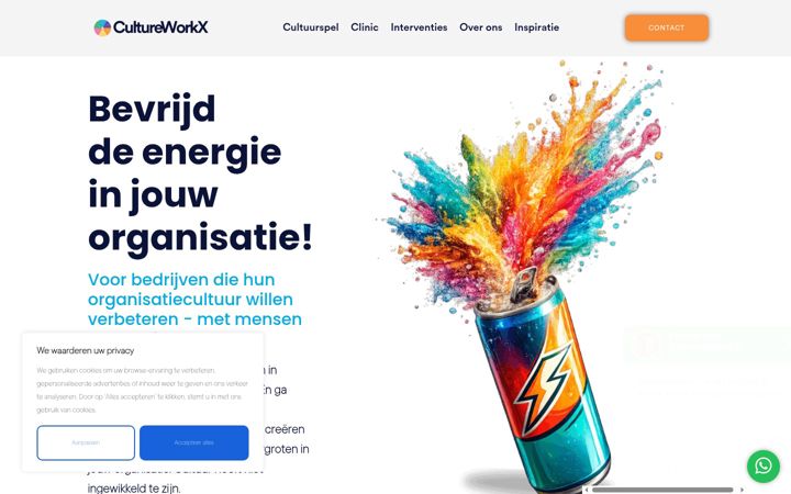 Screenshot of cultureworkx.com