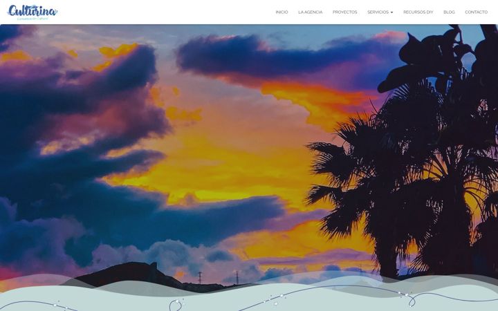 Screenshot of culturinacomunicacion.com