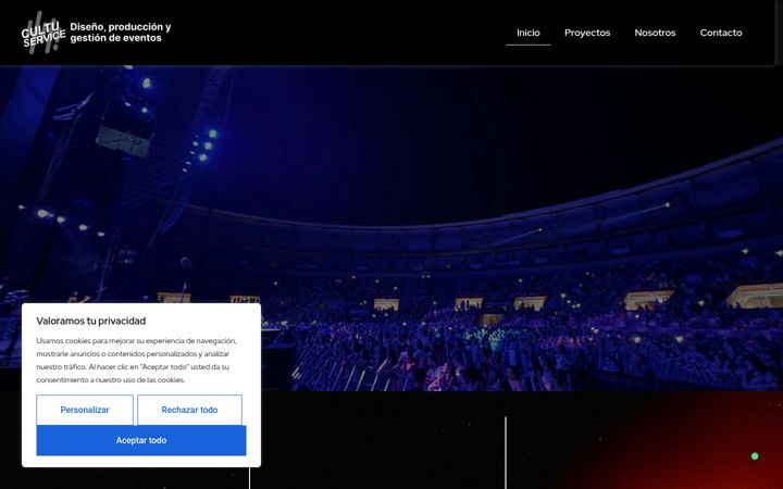 Screenshot of cultuservice.com