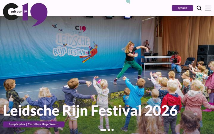 Screenshot of cultuur19.nl