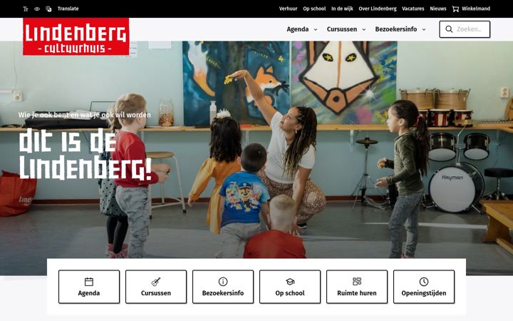 Zrzut ekranu cultuurenschoolnijmegen.nl