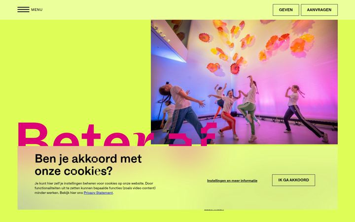 Screenshot of cultuurfonds.nl