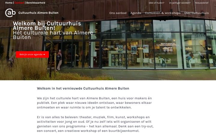 Zrzut ekranu cultuurhuisalmerebuiten.nl