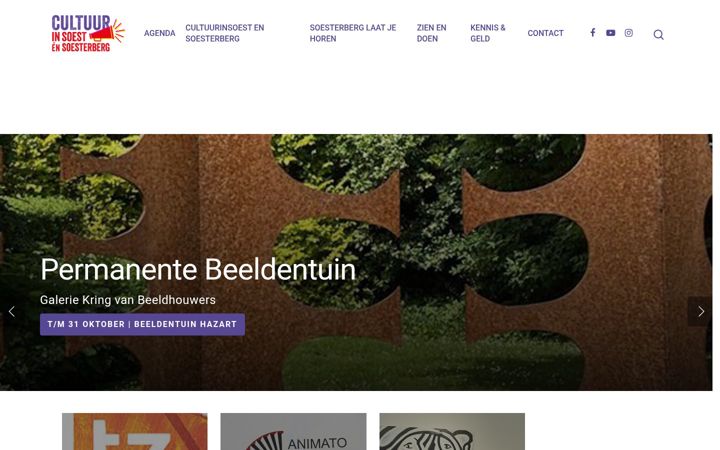Screenshot of cultuurinsoest.nl