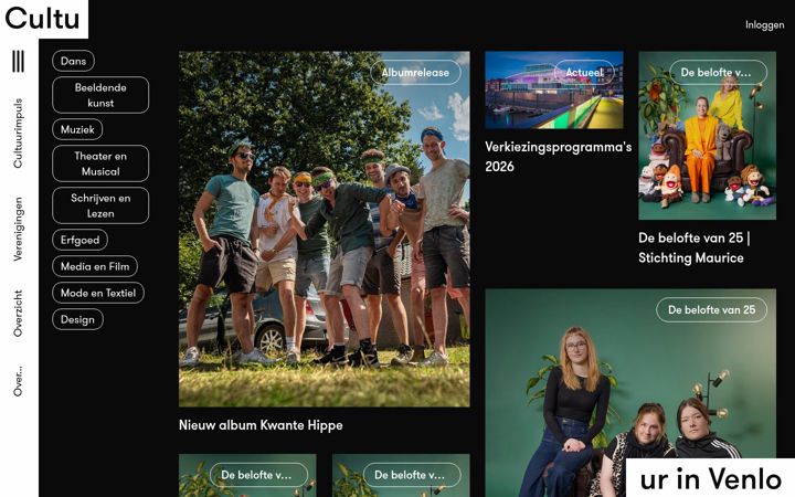 Screenshot of cultuurinvenlo.nl