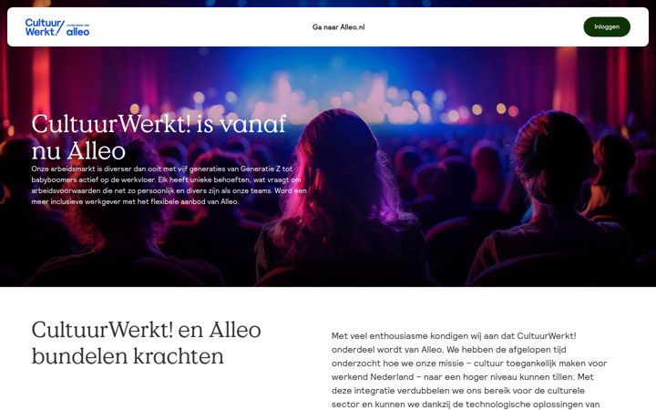 Zrzut ekranu cultuurwerkt.nl