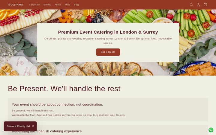 Screenshot of culynart.com