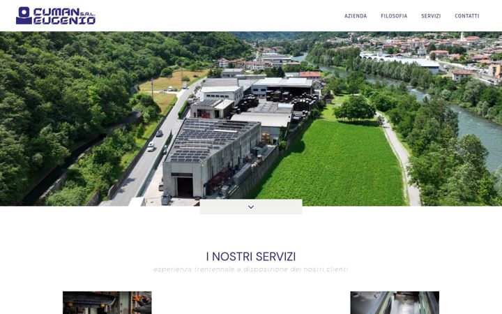 Skjámynd af cumansrl.it