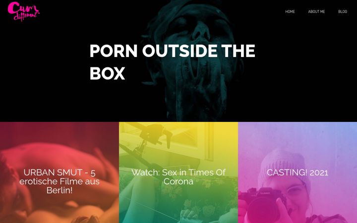 Screenshot of cumdifferent.com