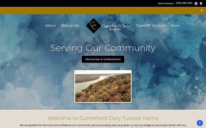 Screenshot of cumerfordclary.com
