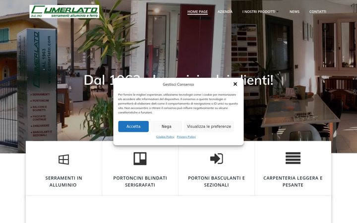 Screenshot of cumerlato.com
