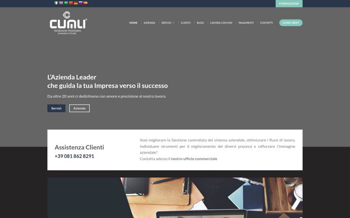 Screenshot of cumli.it