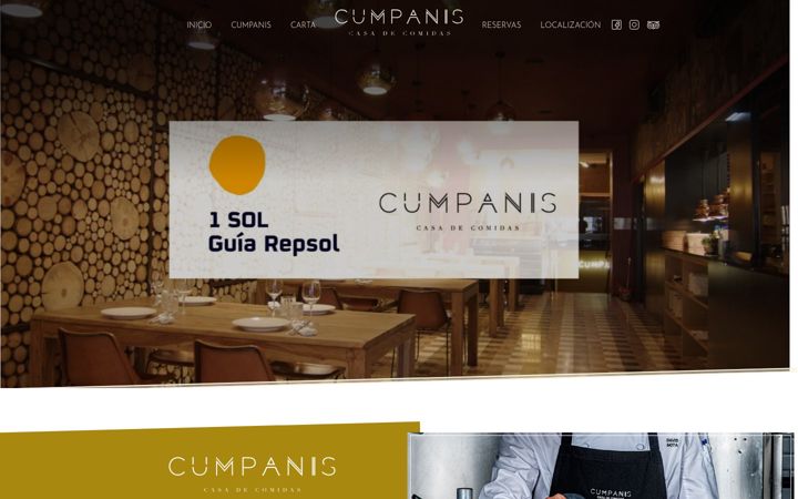 Screenshot of cumpanis.es