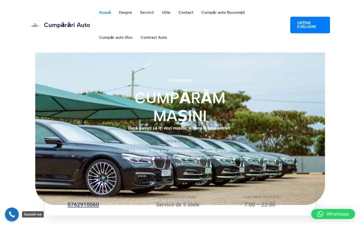 Zrzut ekranu cumparariauto.ro