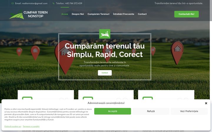 Screenshot of cumparterenonstop.ro