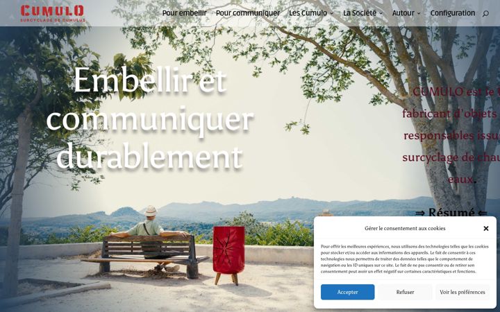 Screenshot van cumulo.fr