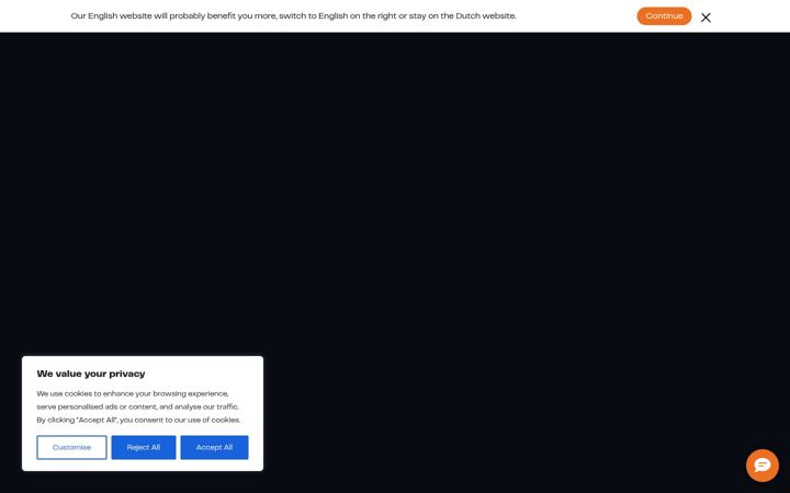 Ekrano kopija cumulus.nl