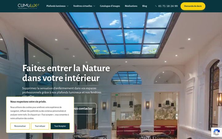 Screenshot of cumulux.fr