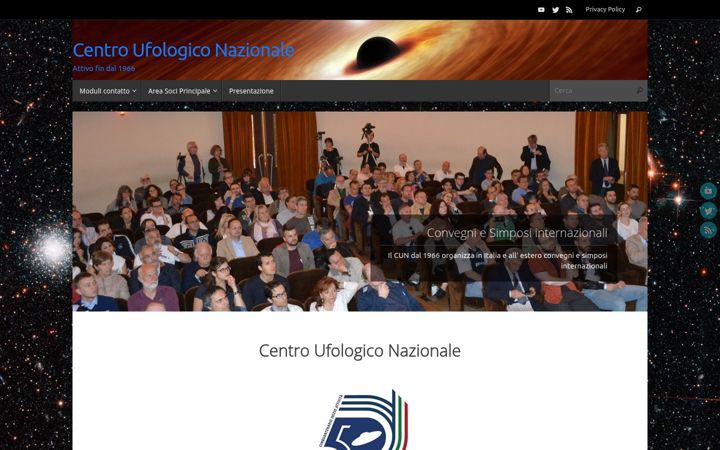 Screenshot of cun-italia.com