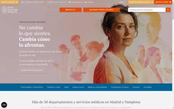Screenshot of cun.es