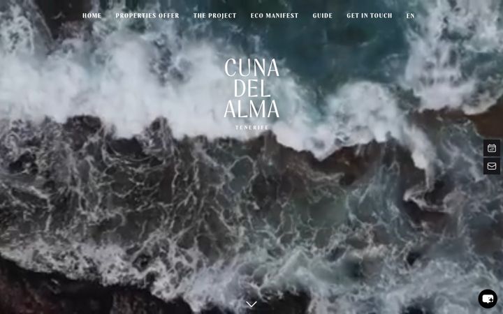 Screenshot of cunadelalma.com