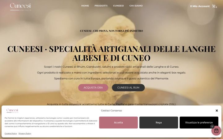 Screenshot of cuneesi.it