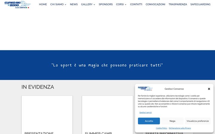 Screenshot of cuneoski2000.it
