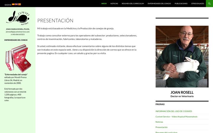 Screenshot of cunivetservice.com
