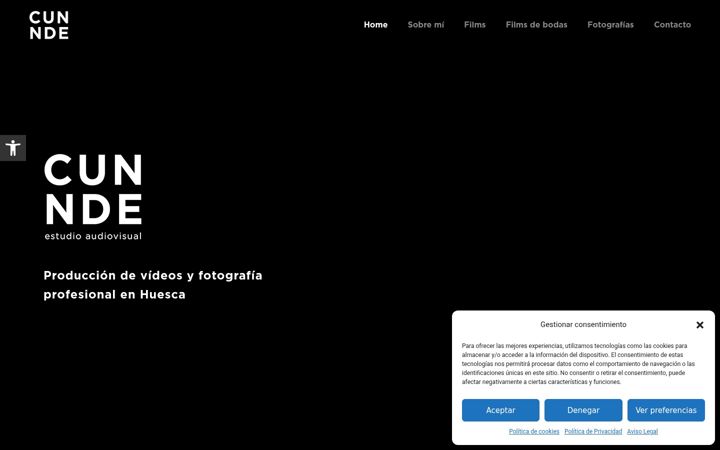 Screenshot of cunndeaudiovisual.com