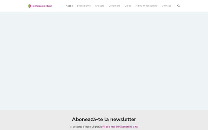 Screenshot of cunoasteredesine.ro