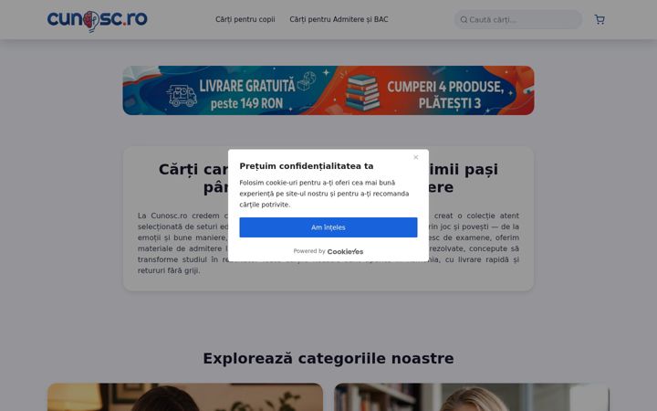 Ekrano kopija cunosc.ro
