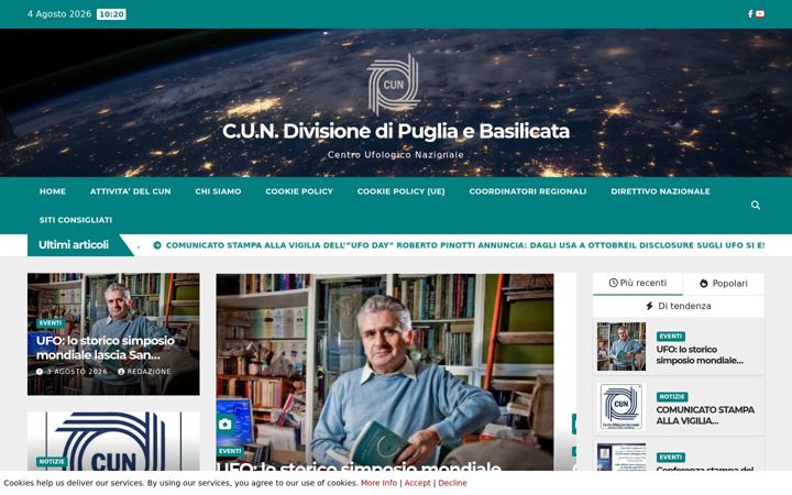 Screenshot of cunpugliabasilicata.it