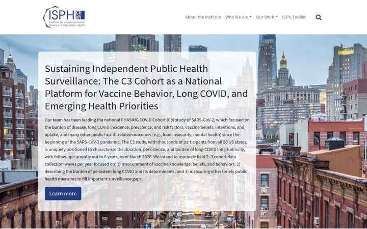 Screenshot of cunyisph.org