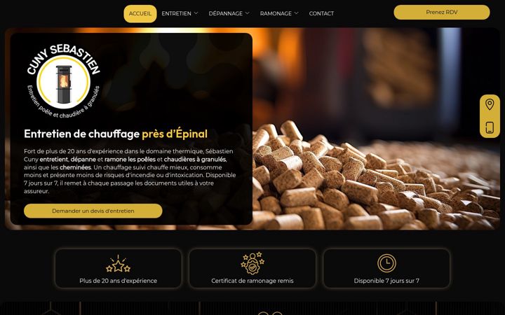 Screenshot of cunysebastien.fr