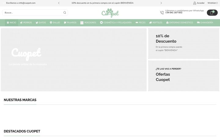 Screenshot of cuopet.com