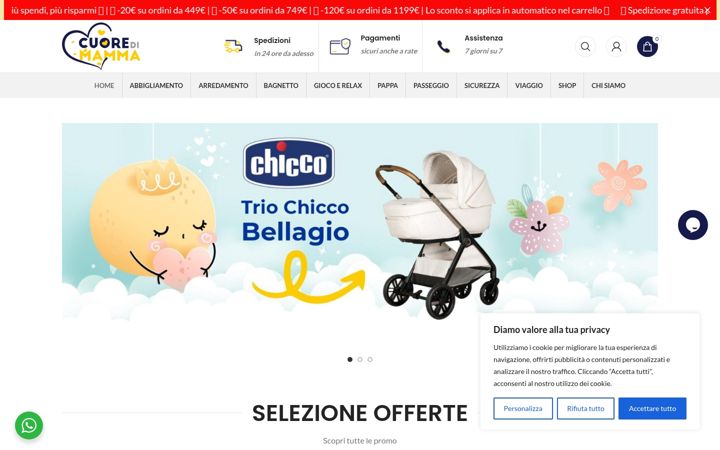 Screenshot of cuoredimamma.net
