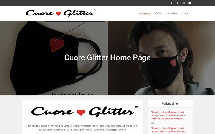 Screenshot of cuoreglitter.it