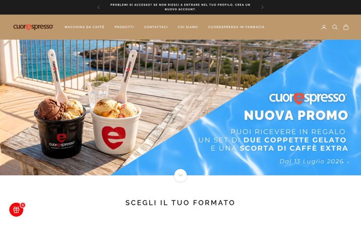 Screenshot of cuorespresso.com