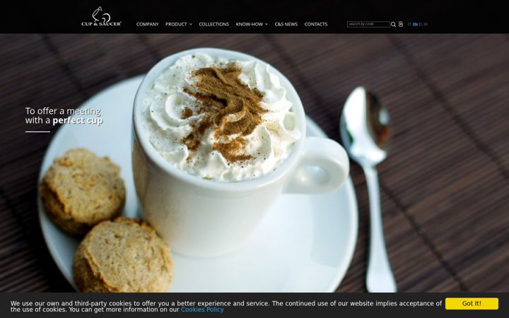 Screenshot of cup-saucer.com